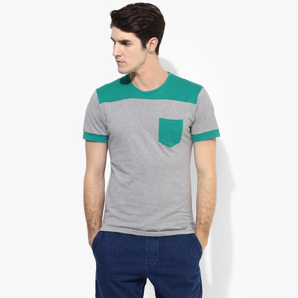 Organic Cotton Men's Cut and Sew Pocket T-Shirt