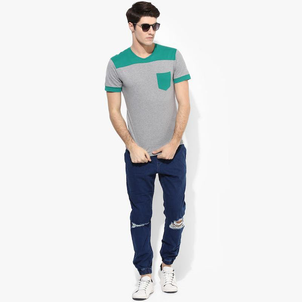 Organic Cotton Men's Cut and Sew Pocket T-Shirt
