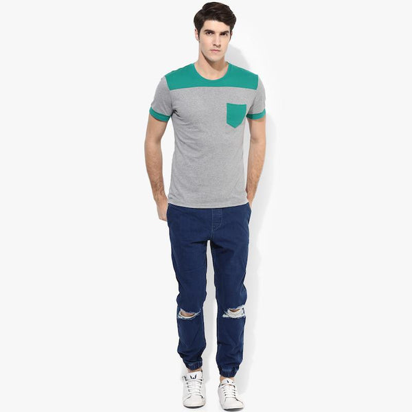 Organic Cotton Men's Cut and Sew Pocket T-Shirt