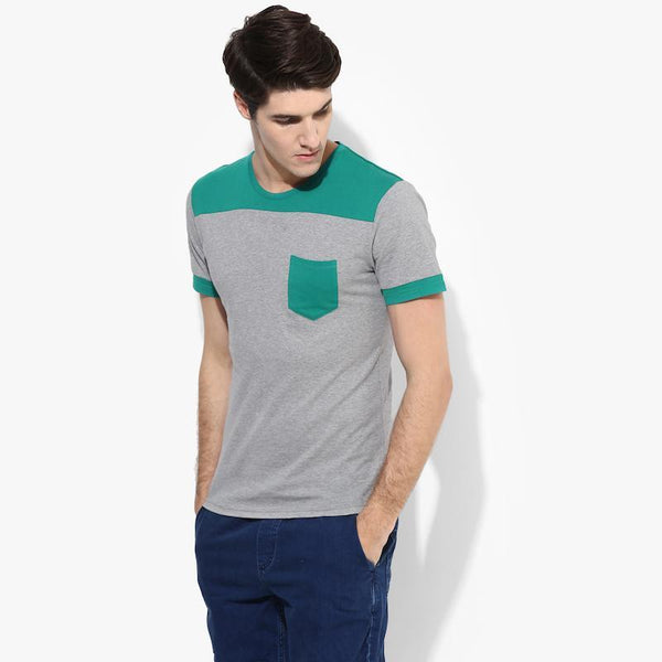 Organic Cotton Men's Cut and Sew Pocket T-Shirt