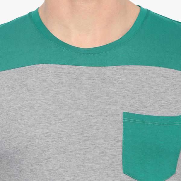 Organic Cotton Men's Cut and Sew Pocket T-Shirt