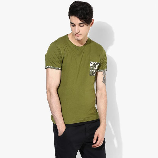 Organic Cotton Men's Military Pocket T-Shirt