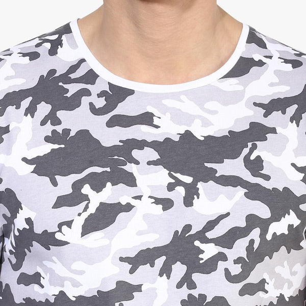Organic Cotton Men's Military Print T-Shirt