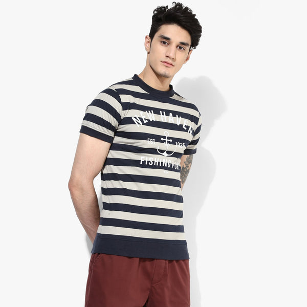 Organic Cotton Men's Nautical Stripe T-Shirt
