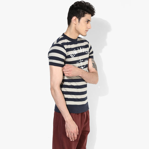 Organic Cotton Men's Nautical Stripe T-Shirt