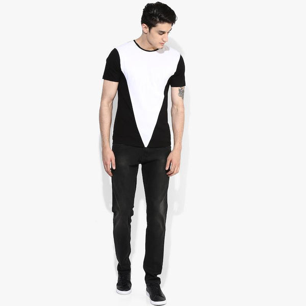 Organic Cotton Men's Premium Cut and Sew T-Shirt - Black