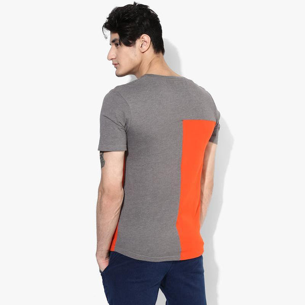 Organic Cotton Men's Premium Cut and Sew T-Shirt - Grey