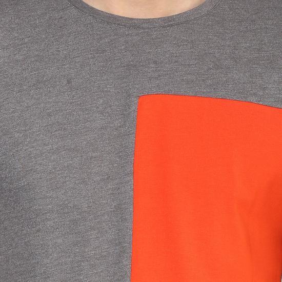 Organic Cotton Men's Premium Cut and Sew T-Shirt - Grey