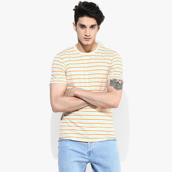 Organic Cotton Men's Summer Stripe T-Shirt