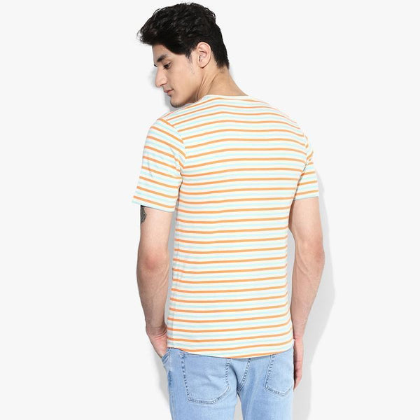 Organic Cotton Men's Summer Stripe T-Shirt
