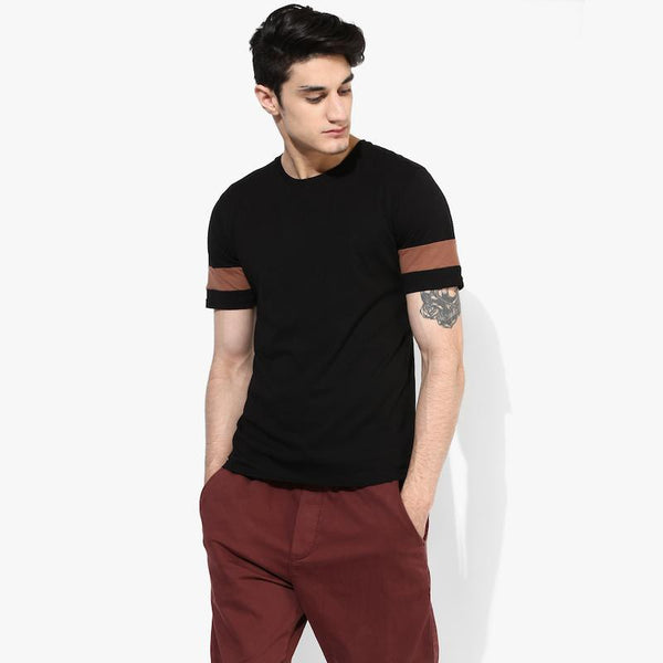 Organic Cotton Men's T-Shirt With Contrast Sleeves