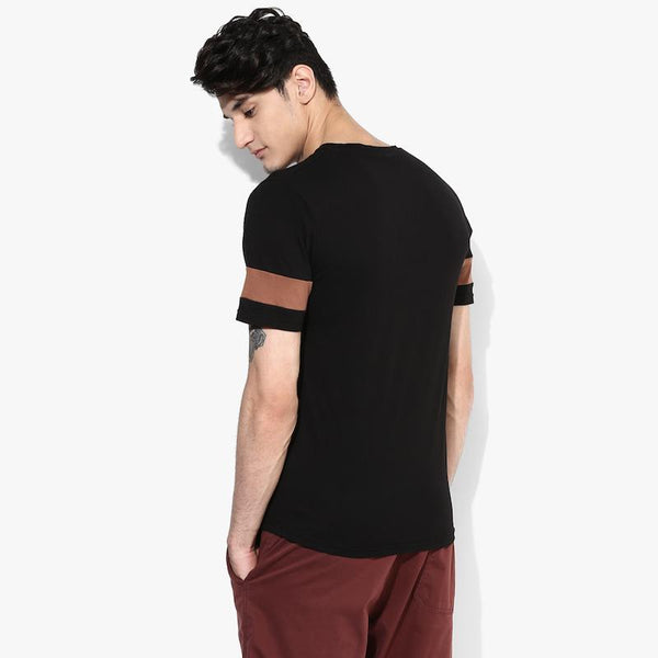 Organic Cotton Men's T-Shirt With Contrast Sleeves