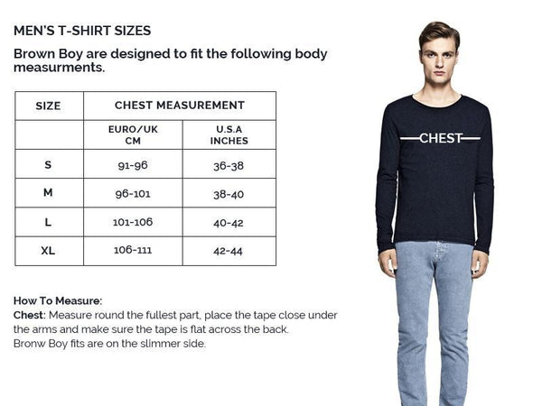 Organic Cotton Men's T-Shirt With Contrast Sleeves
