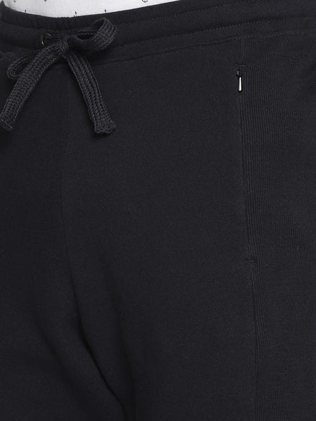 Organic Cotton Men's Regular Fit Sports Shorts - Navy Blue