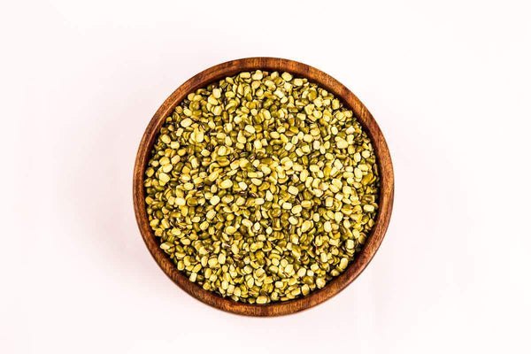 Organic Green Gram Split With Skin (Moong Dal), 500g