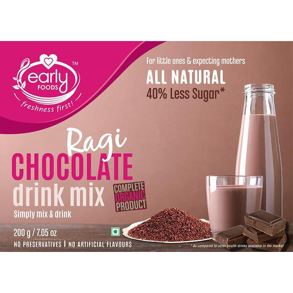 Ragi Chocolate Health & Nutrition Drink Mix for Little Ones & Kids, 200g
