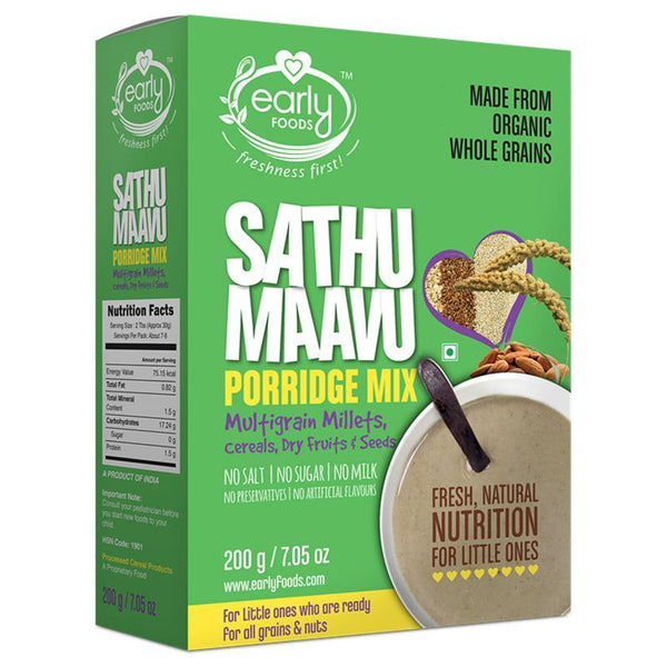 Multi-Grain Millets & Dry Fruits Porridge Mix, 200g