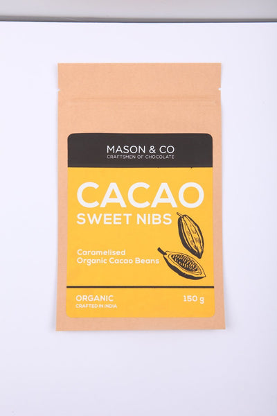 Organic Sweet Cacao Nibs, 150g