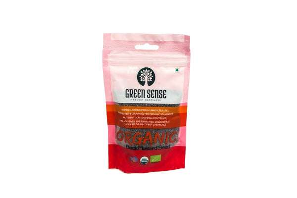 Organic Whole Black Mustard Seeds, 100g