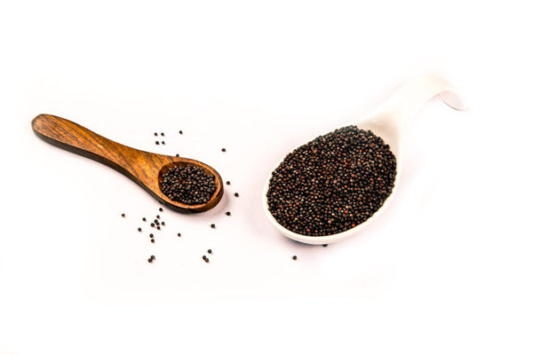 Organic Whole Black Mustard Seeds, 100g