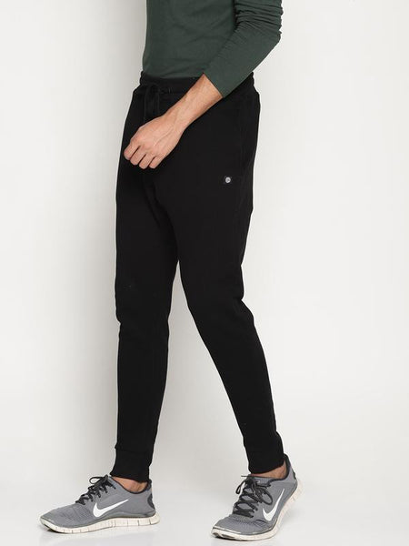 Organic Cotton Men's Joggers - Black