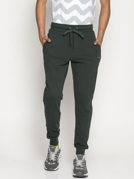 Organic Cotton Men's Joggers - Olive Green