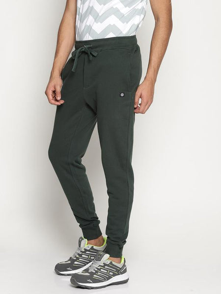 Organic Cotton Men's Joggers - Olive Green