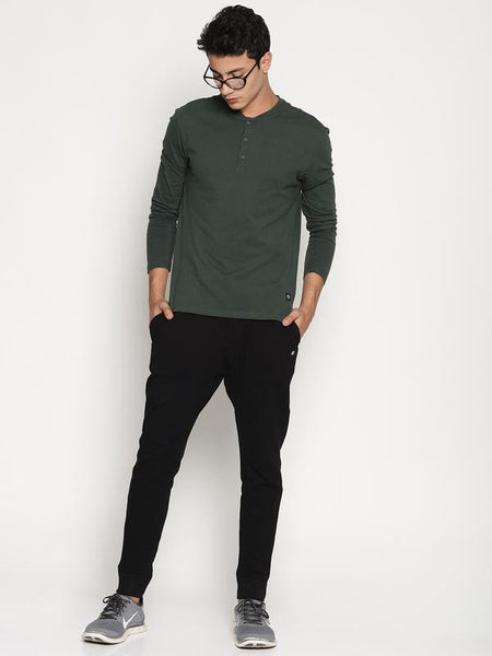Organic Cotton Men's Joggers - Black