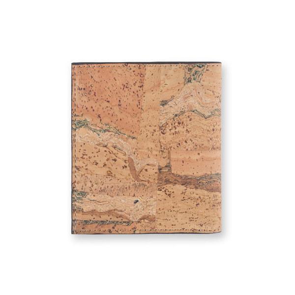 Cork Fabric Men's Slim ID Wallet - Terrain + Olive