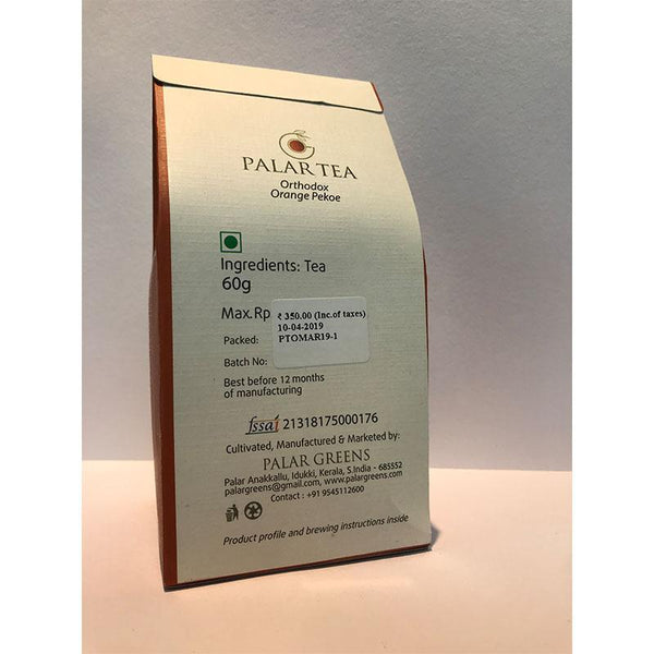 Orthodox Orange Pekoe (60g) created by the villagers of Palar