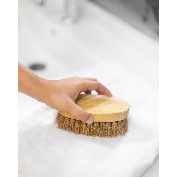 Natural Oval Washing Brush made by Rural Artisans