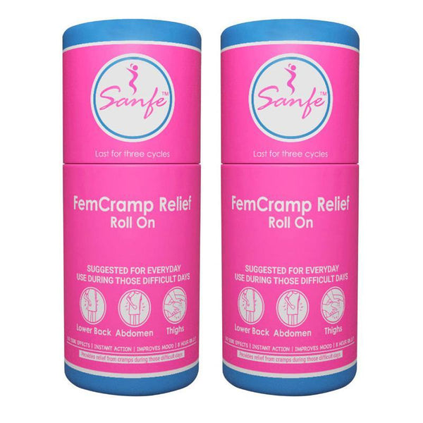 Natural Menstrual Cramp Relief Roll-On, 10ml (Pack of 2)