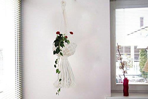 Macrame Basket Indoor Outdoor Plant Hanger Handmade By Women Artisans