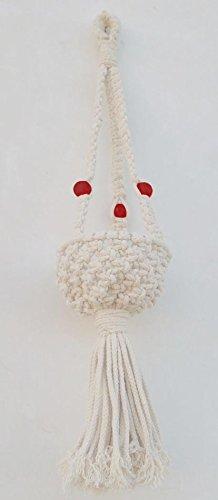 Macrame Basket Indoor Outdoor Plant Hanger Handmade By Women Artisans