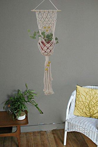 Mehendi - Macrame Wall Hanging and Plant Holder Handmade by Women Artisans