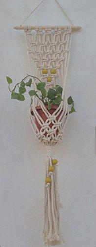 Mehendi - Macrame Wall Hanging and Plant Holder Handmade by Women Artisans