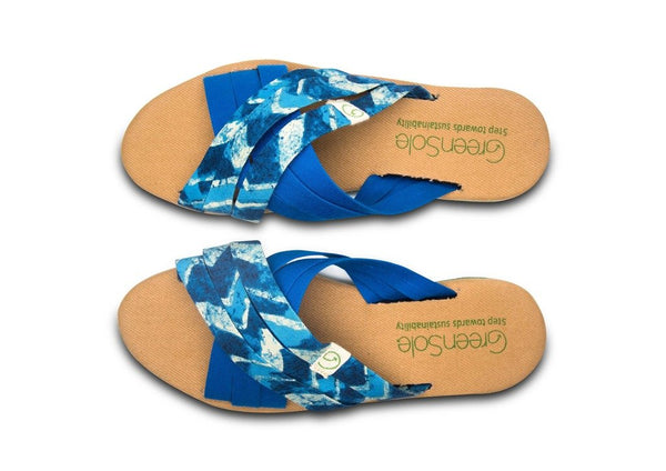 Greensole Criss Cross Recycled Slippers