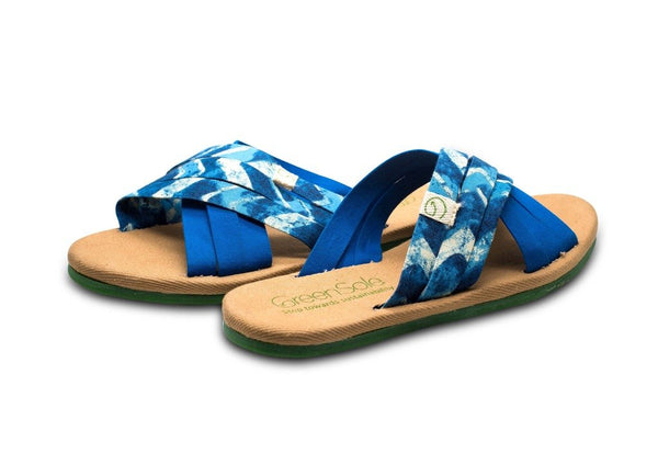 Greensole Criss Cross Recycled Slippers