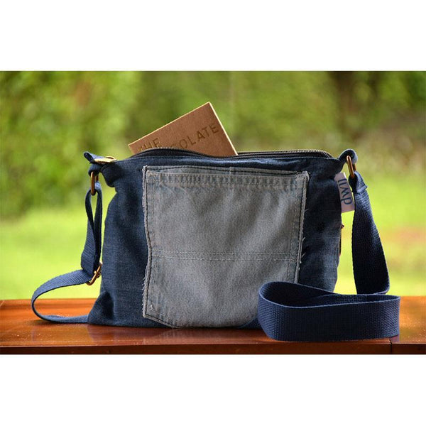 Pace Bag made with Upcycled Jeans