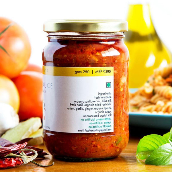 Natural, Handmade Pasta Sauce (Arrabbiata), 260g