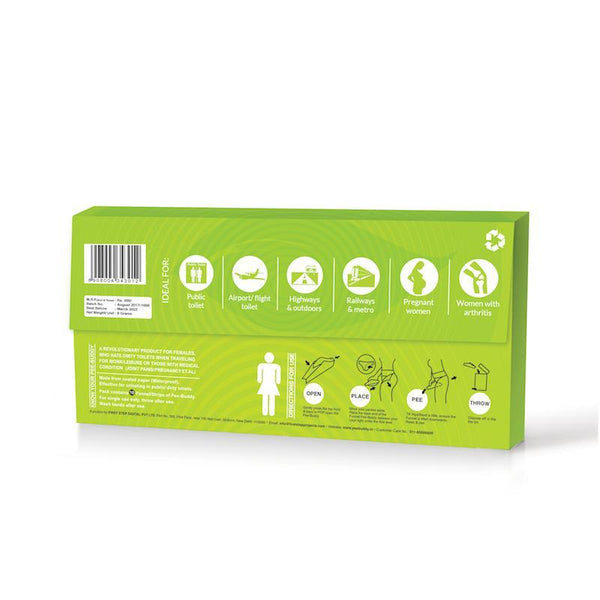 PeeBuddy - Disposable, portable female urination device