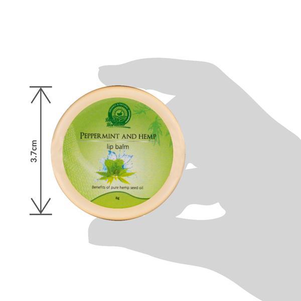 Vegan Peppermint and Hemp Lip Balm, 8g