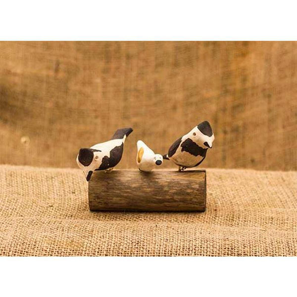Handmade Wooden Decorative Bird Stand - Bul Bul