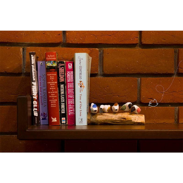 Handmade Wooden Bird Stand  - Assorted