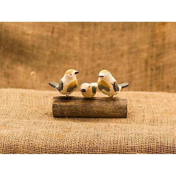Handmade Wooden Decorative Stand - Tailor Bird