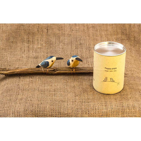Handmade Wooden Bird Hanging - Kingfishers