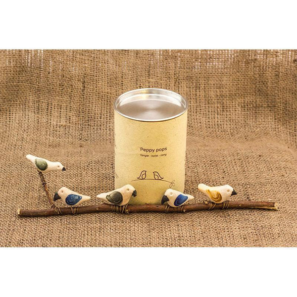 Handmade Wooden Bird Hanging - Assorted Small