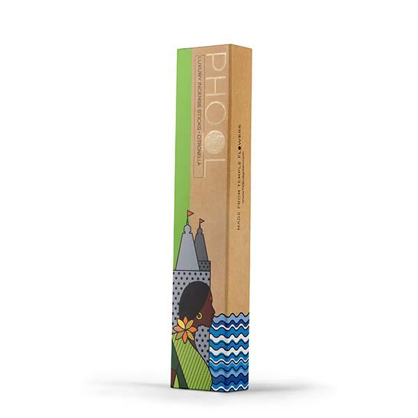 Phool Organic Incense Sticks made from Temple Flowers (40 Sticks) By HelpUsGreen