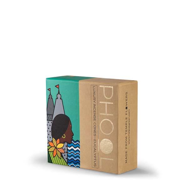 Phool Organic Incense Cones made from Temple Flowers (40 Cones) by HelpUsGreen