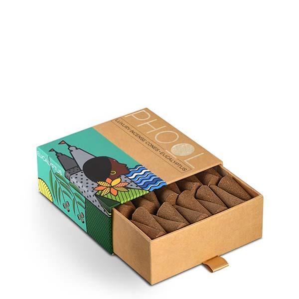 Phool Organic Incense Cones made from Temple Flowers (40 Cones) by HelpUsGreen